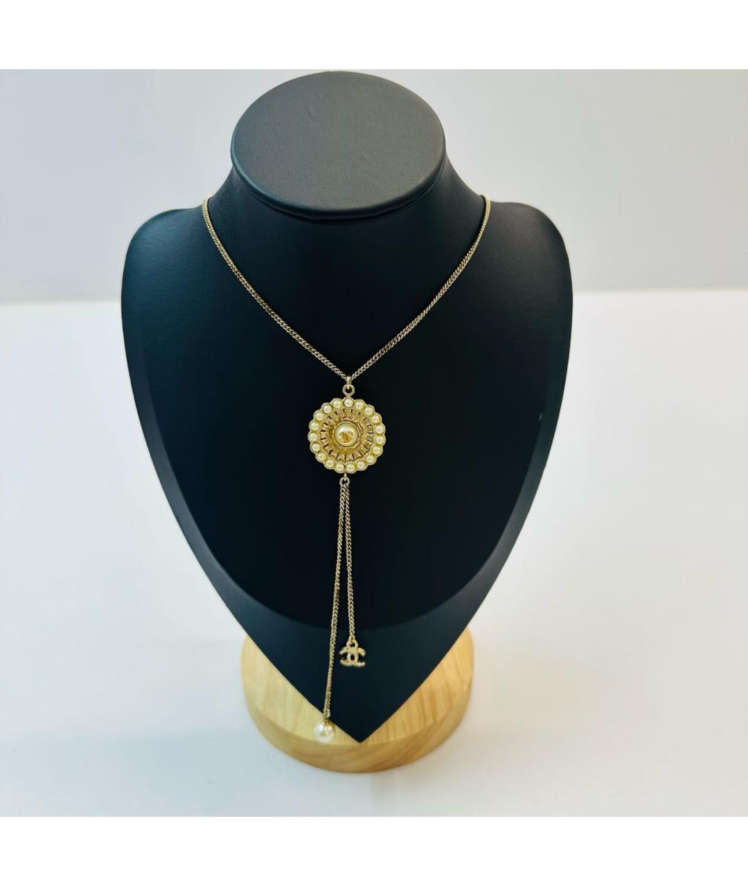 CHANEL Золотое колье, фото 5