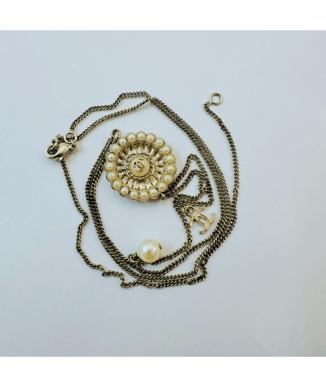 CHANEL Золотое колье, фото 2