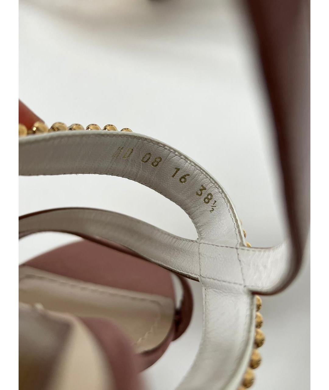 CHRISTIAN DIOR Розовые текстильные туфли, фото 6