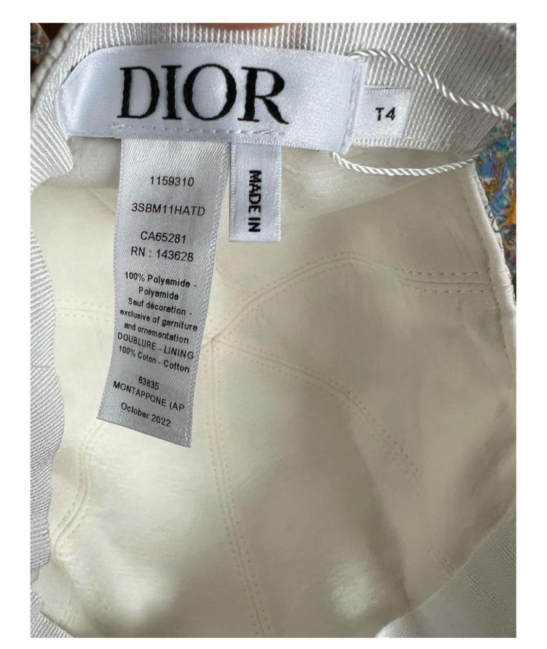 CHRISTIAN DIOR Мульти хлопковая кепка, фото 4