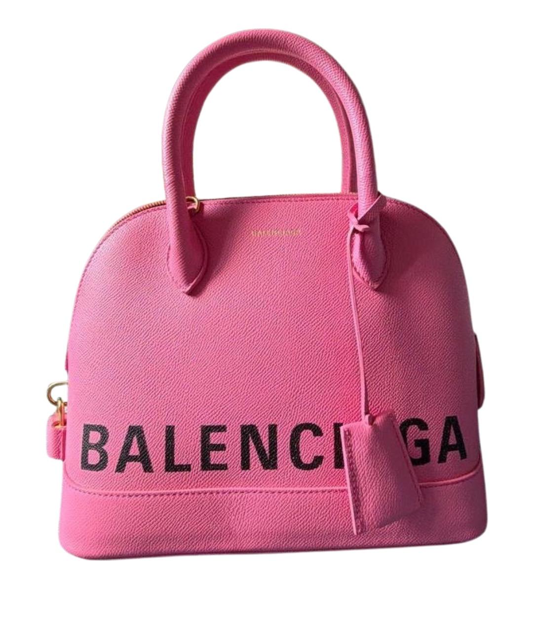BALENCIAGA Розовая сумка с короткими ручками, фото 1