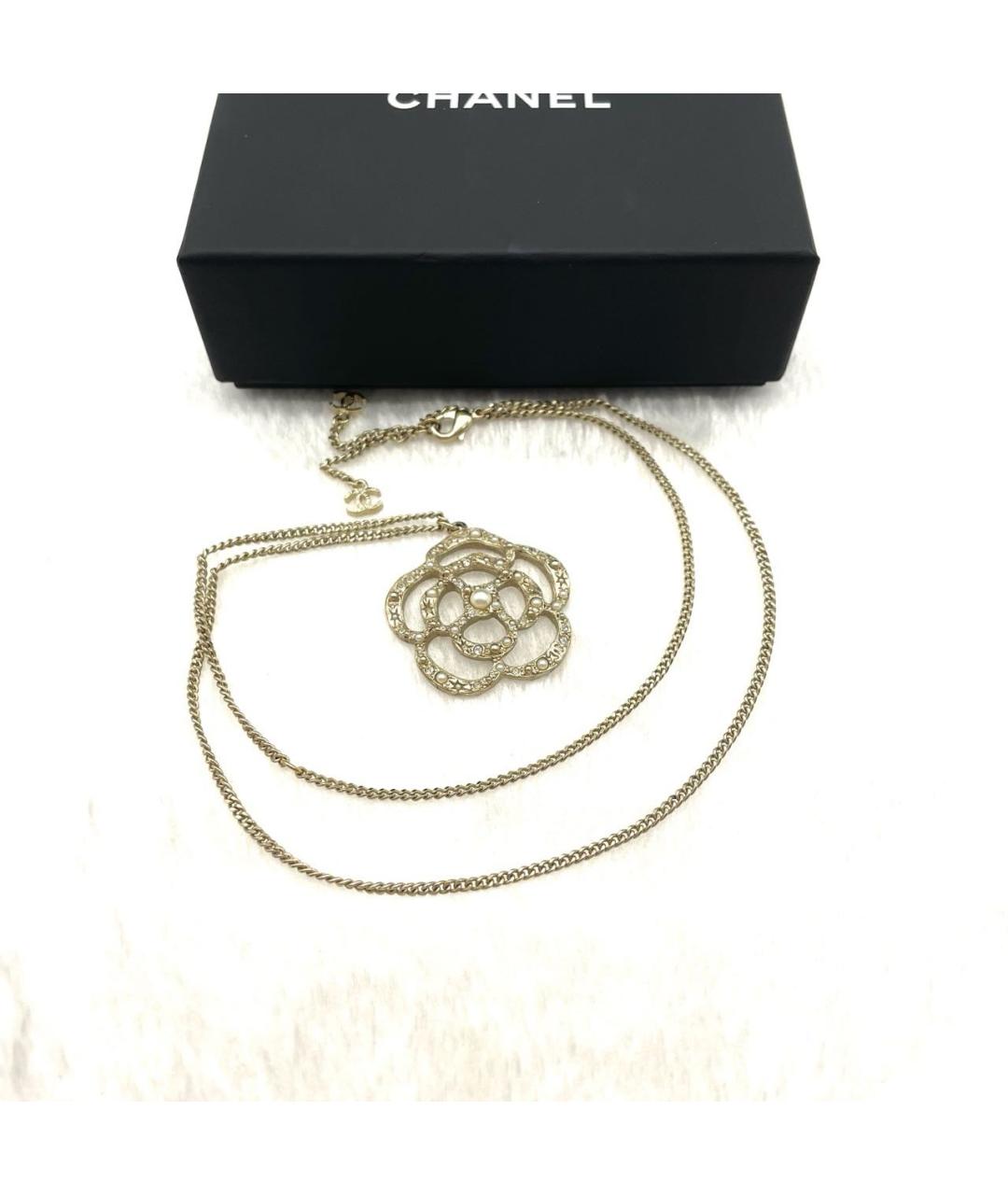 CHANEL Золотое колье, фото 2