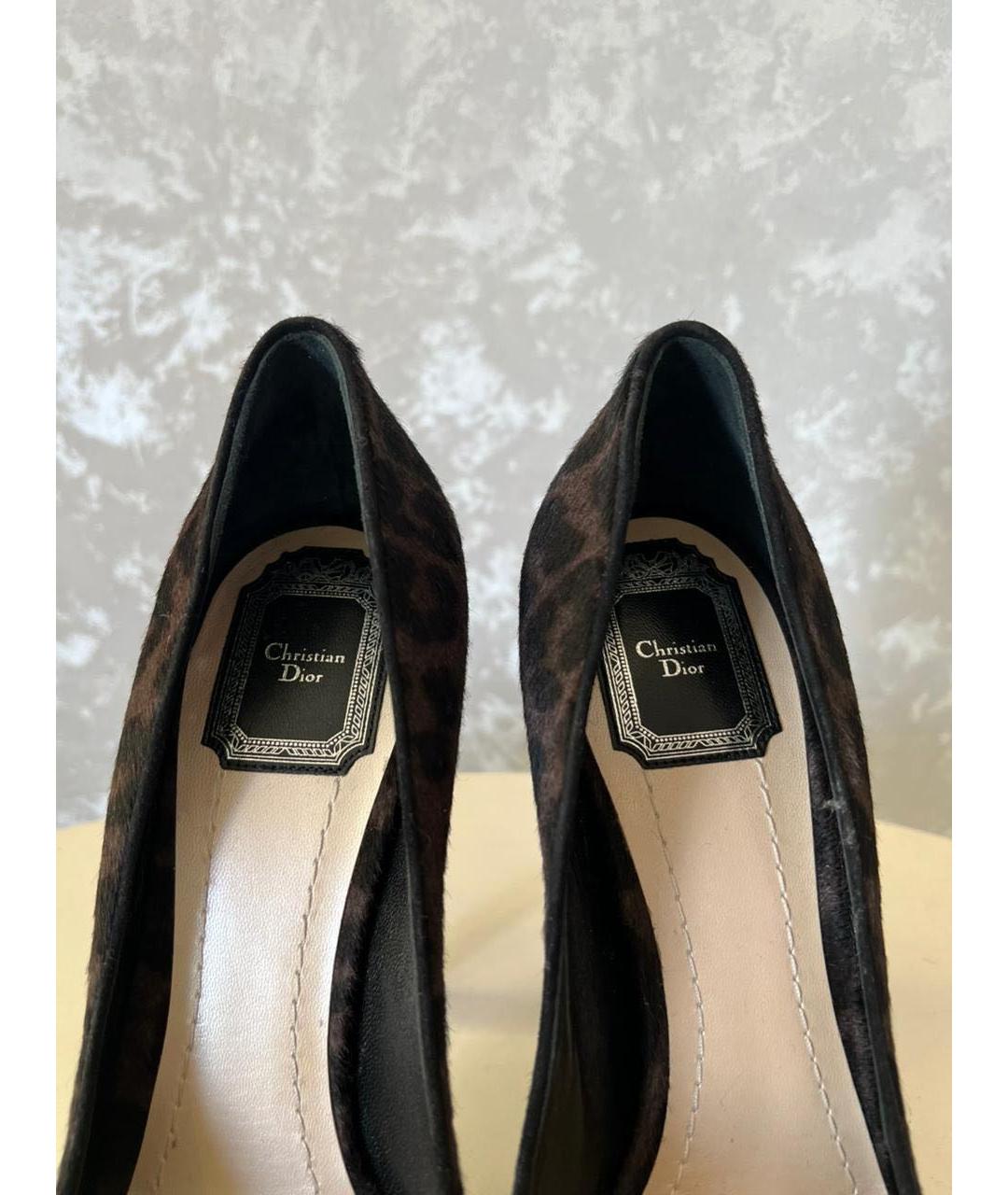 CHRISTIAN DIOR Коричневые туфли, фото 3