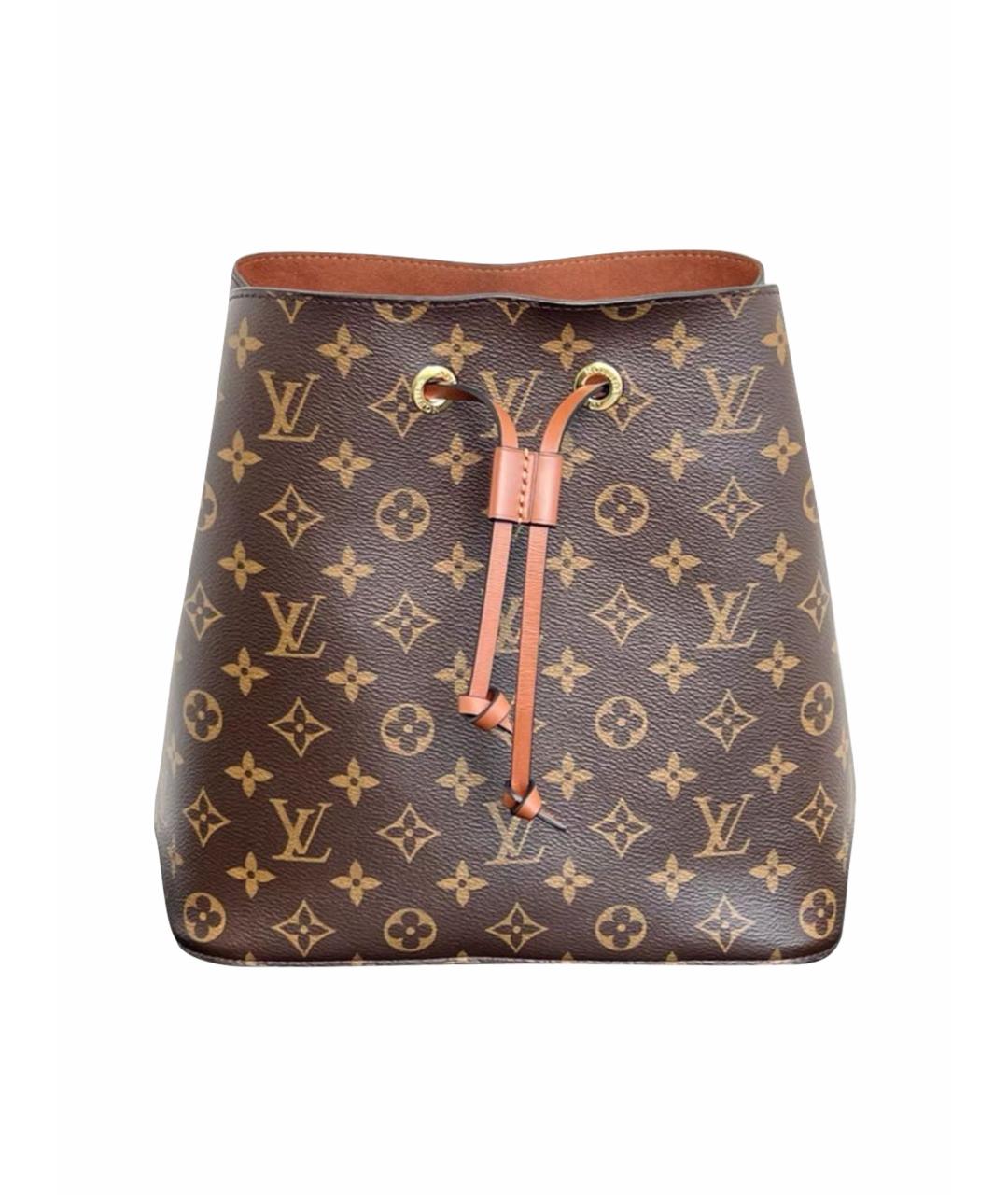 LOUIS VUITTON Коричневая сумка через плечо из канвы, фото 1
