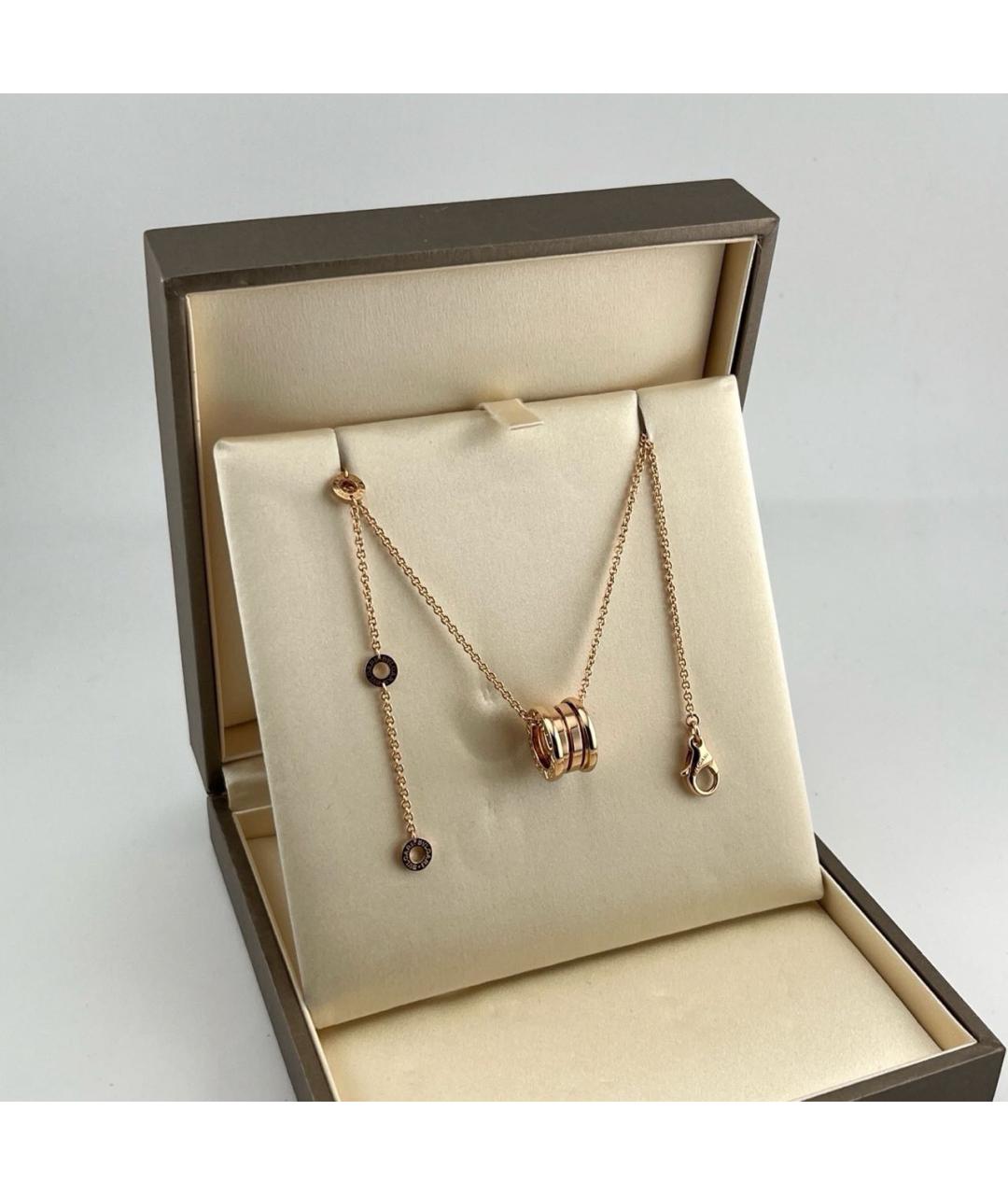 BVLGARI Золотое колье из розового золота, фото 3