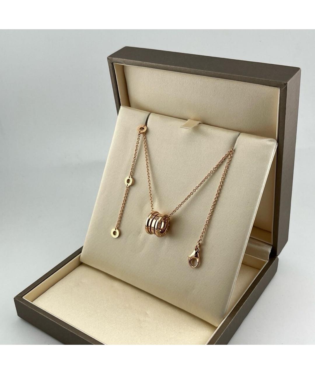 BVLGARI Золотое колье из розового золота, фото 5