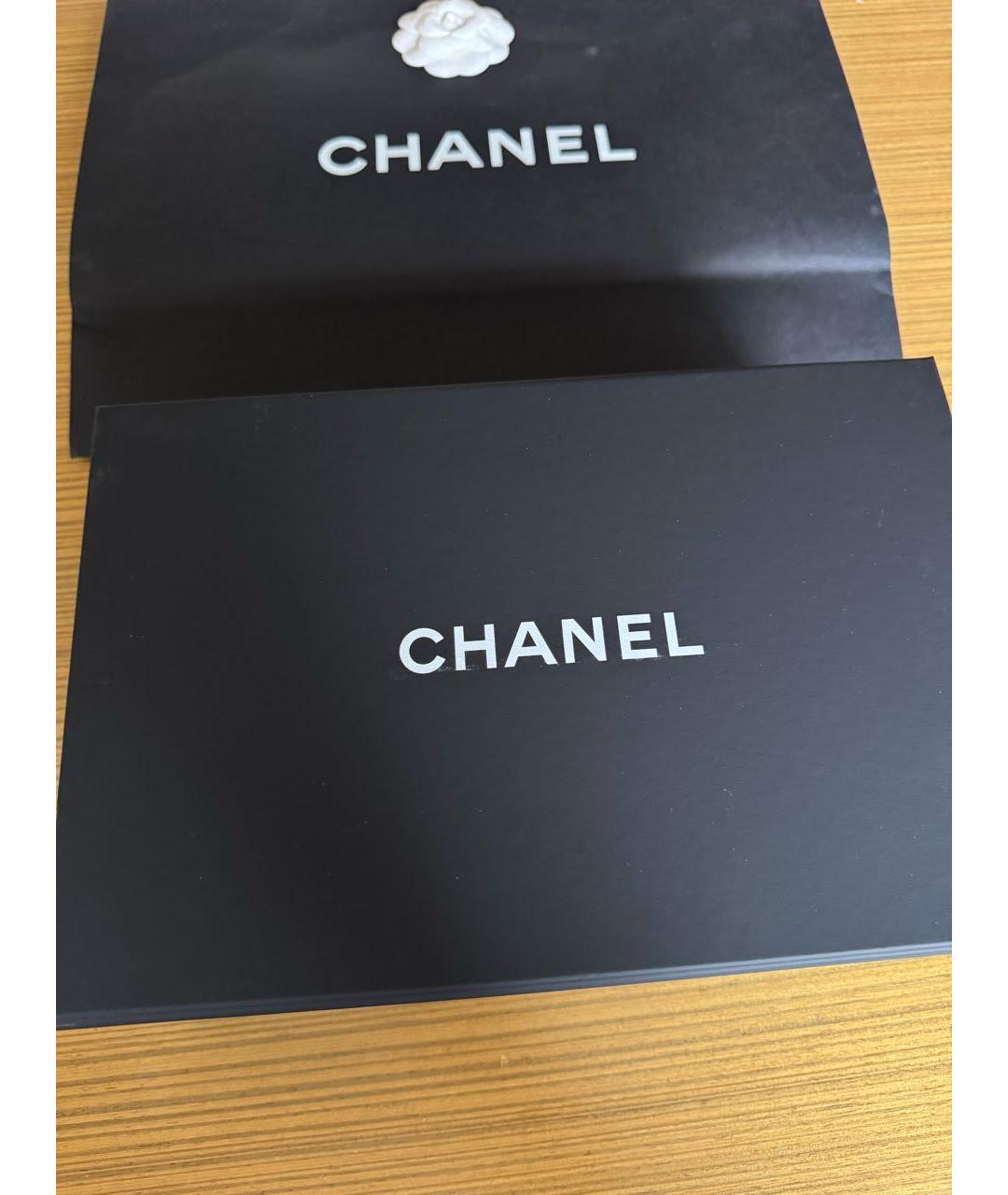 CHANEL Черная кожаная сумка через плечо, фото 8