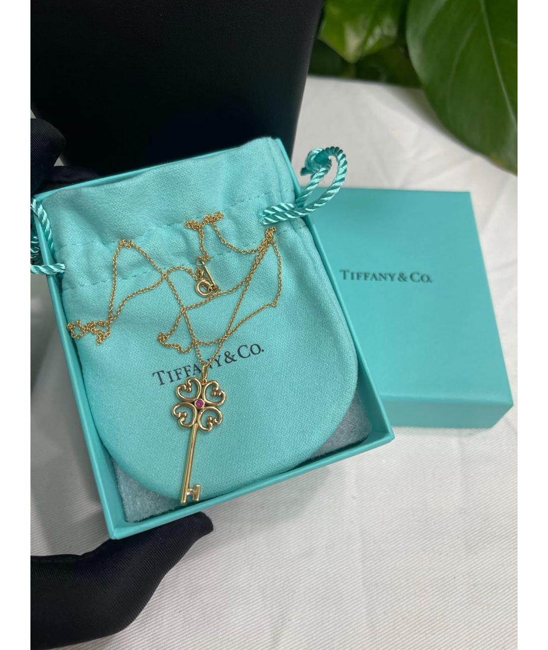 TIFFANY&CO Розовое колье из розового золота, фото 5