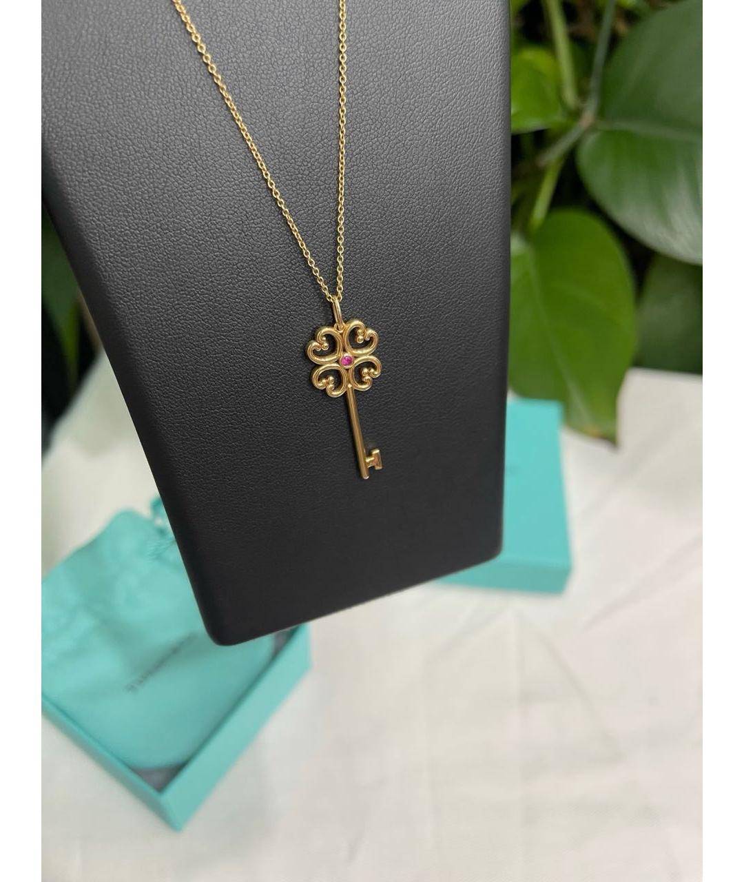 TIFFANY&CO Розовое колье из розового золота, фото 2