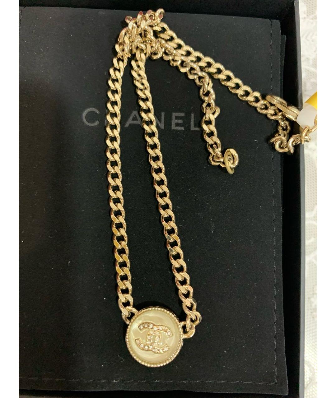 CHANEL Золотое колье, фото 7
