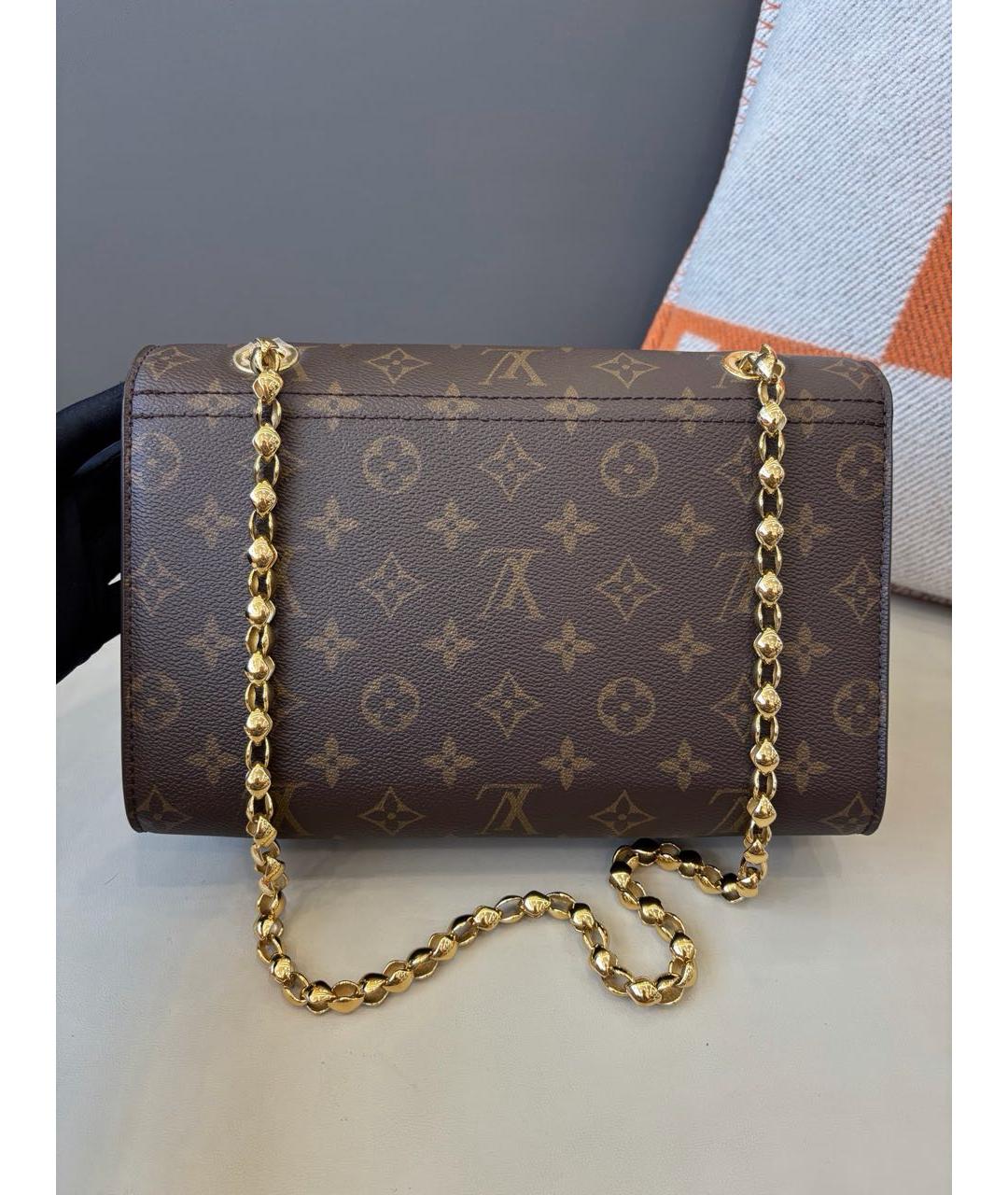 LOUIS VUITTON Коричневая сумка через плечо из канвы, фото 5