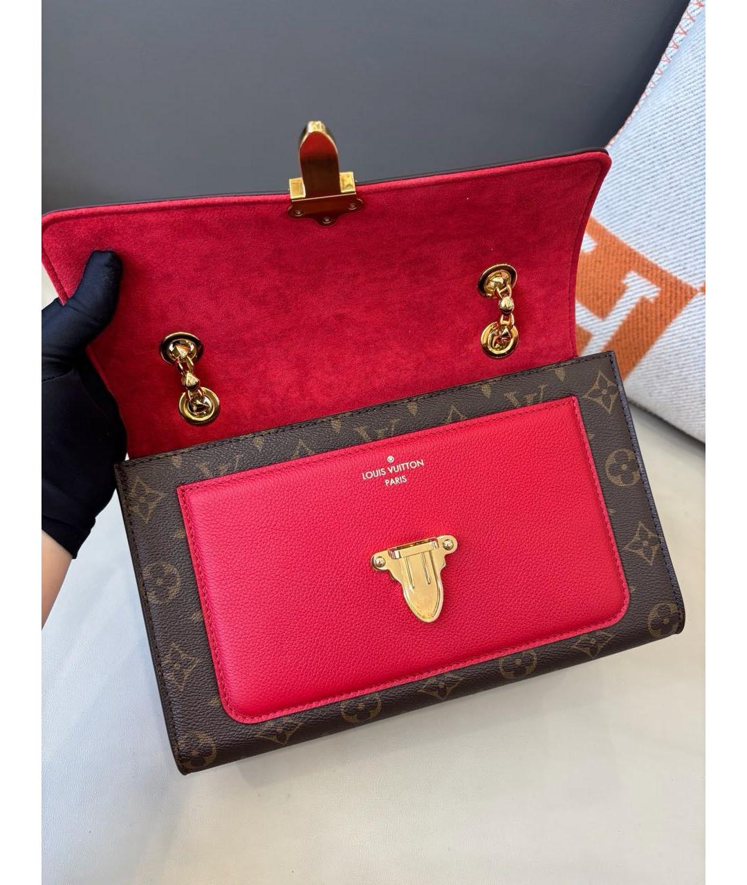 LOUIS VUITTON Коричневая сумка через плечо из канвы, фото 7