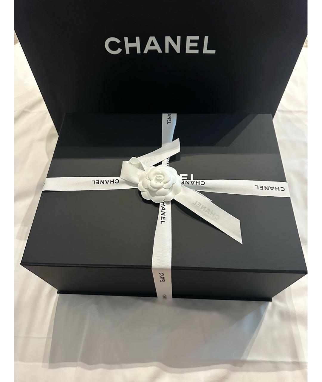 CHANEL Черная кожаная сумка через плечо, фото 8
