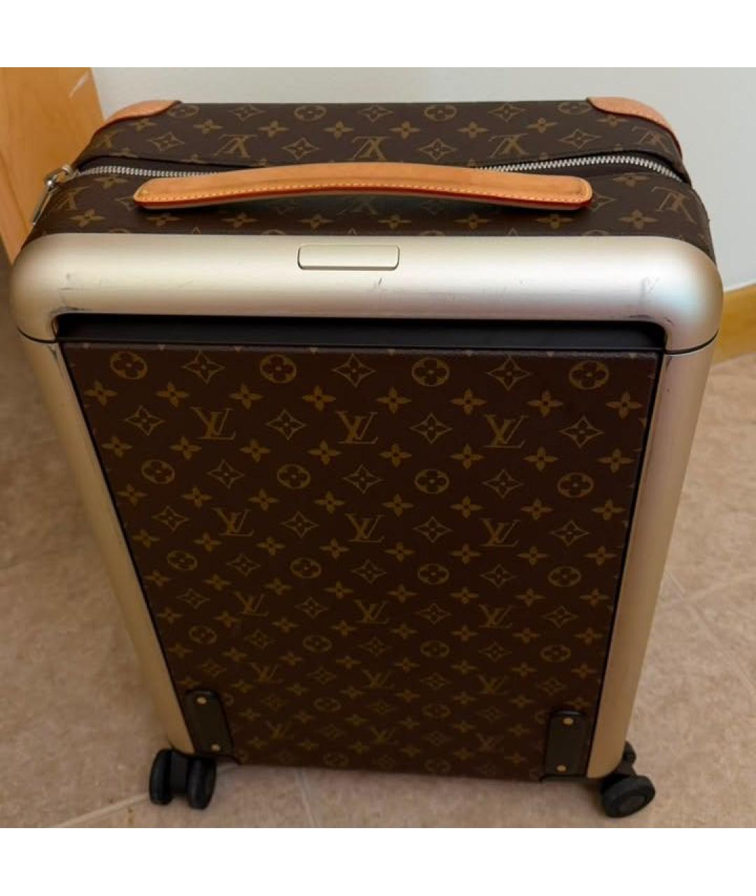 LOUIS VUITTON Коричневый чемодан, фото 2