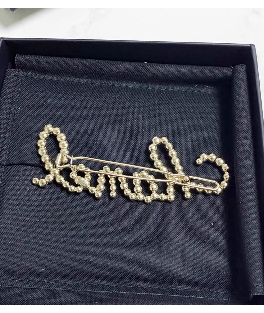 CHANEL Белая заколка, фото 4
