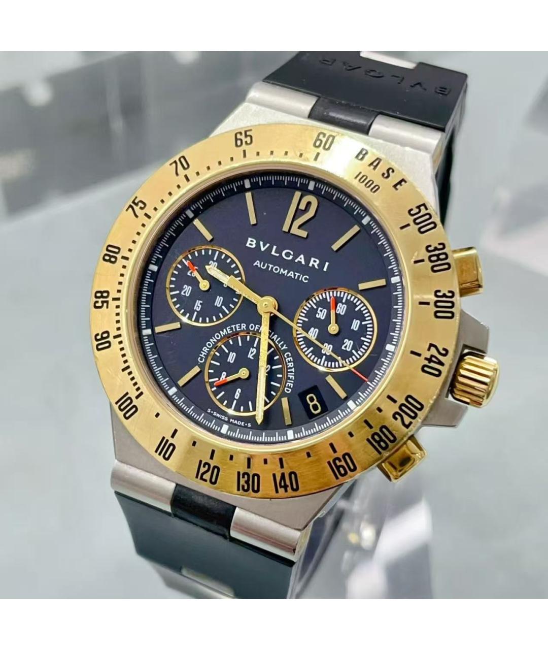 BVLGARI Темно-синие часы, фото 4