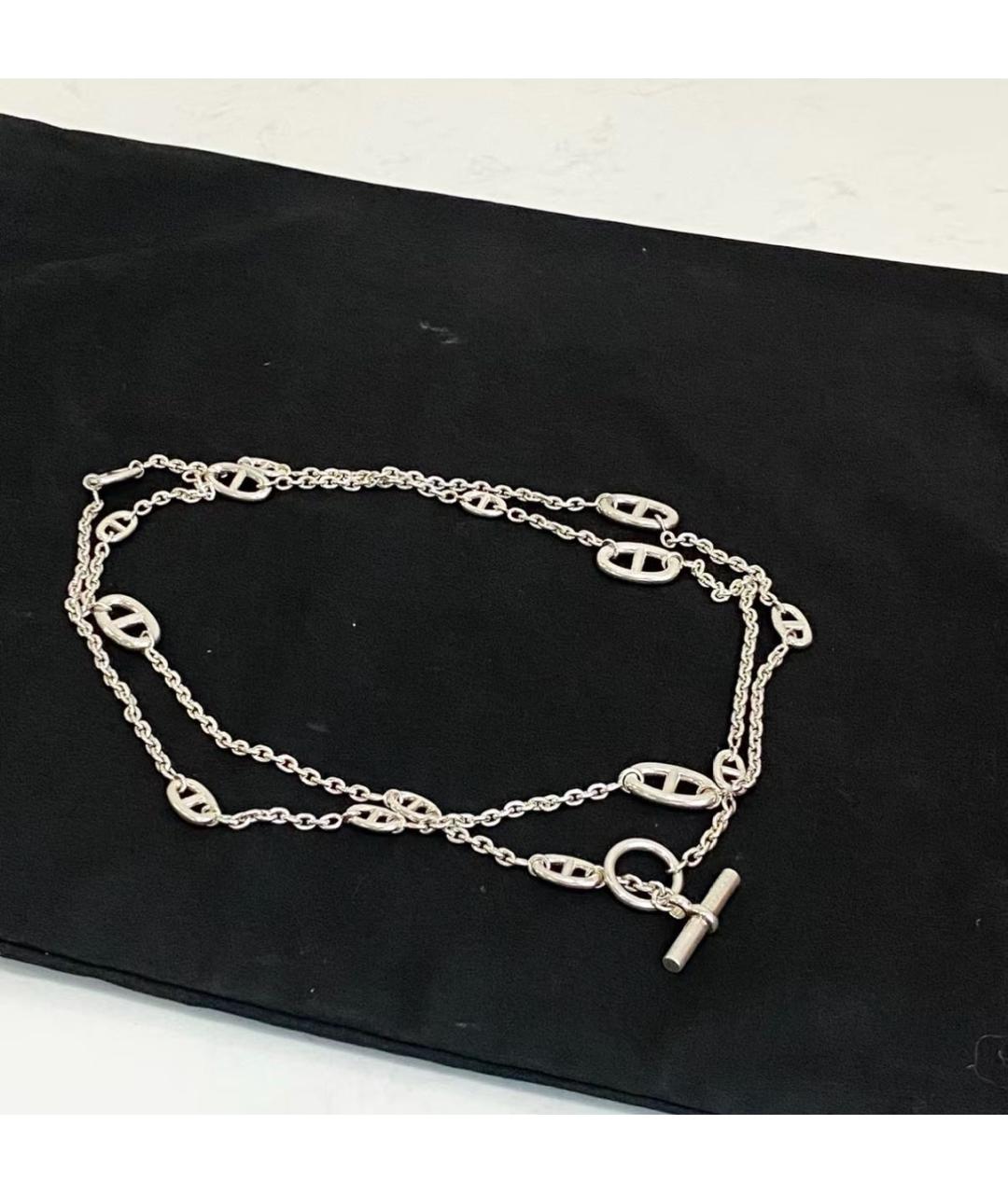 HERMES Серебряная серебряная цепочка, фото 2