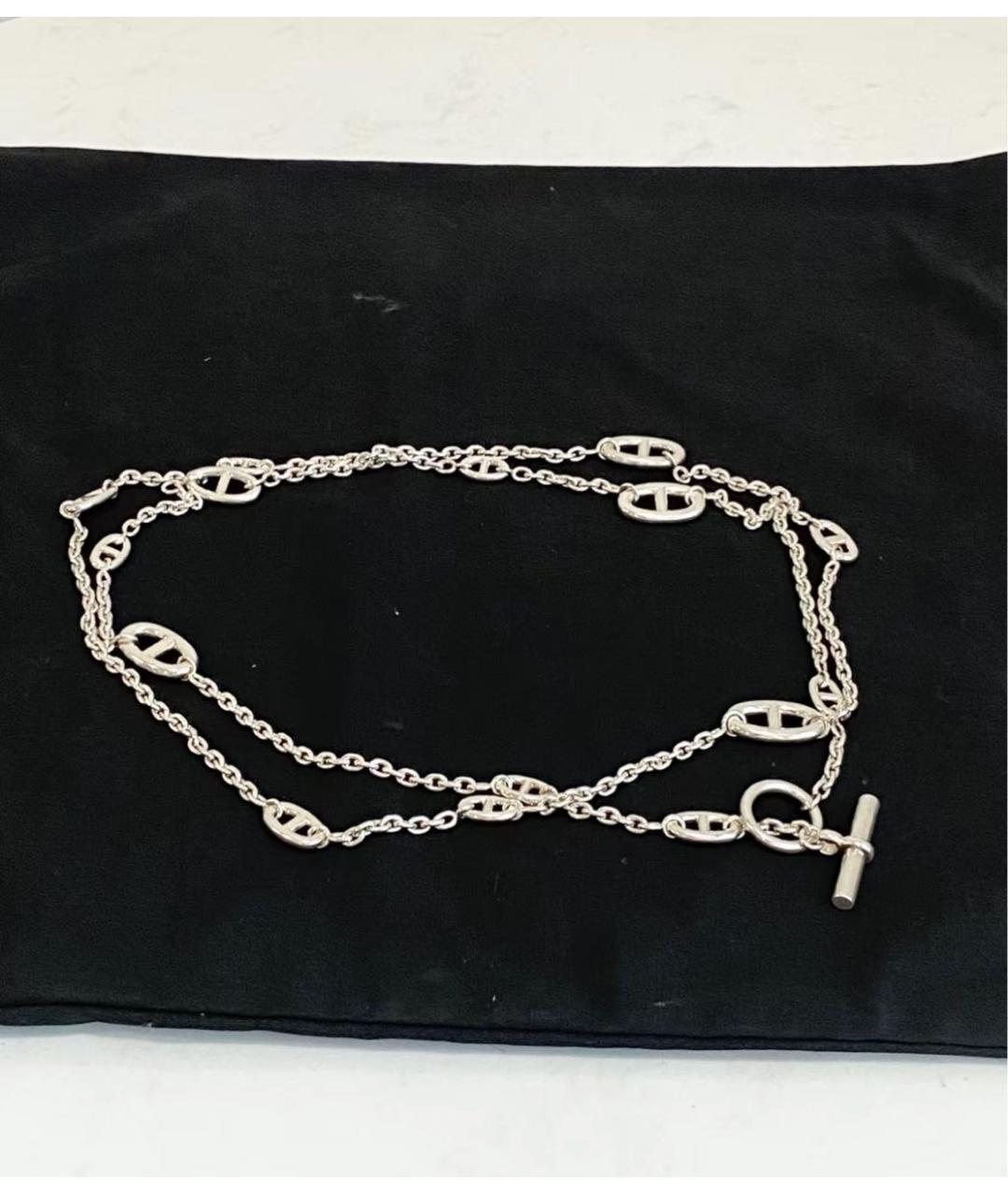 HERMES Серебряная серебряная цепочка, фото 3