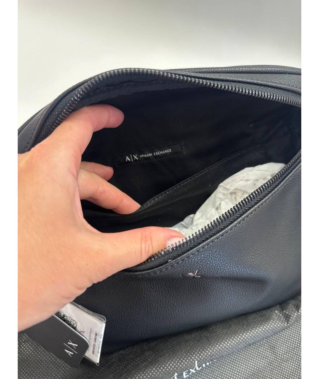 ARMANI EXCHANGE Черная поясная сумка, фото 8