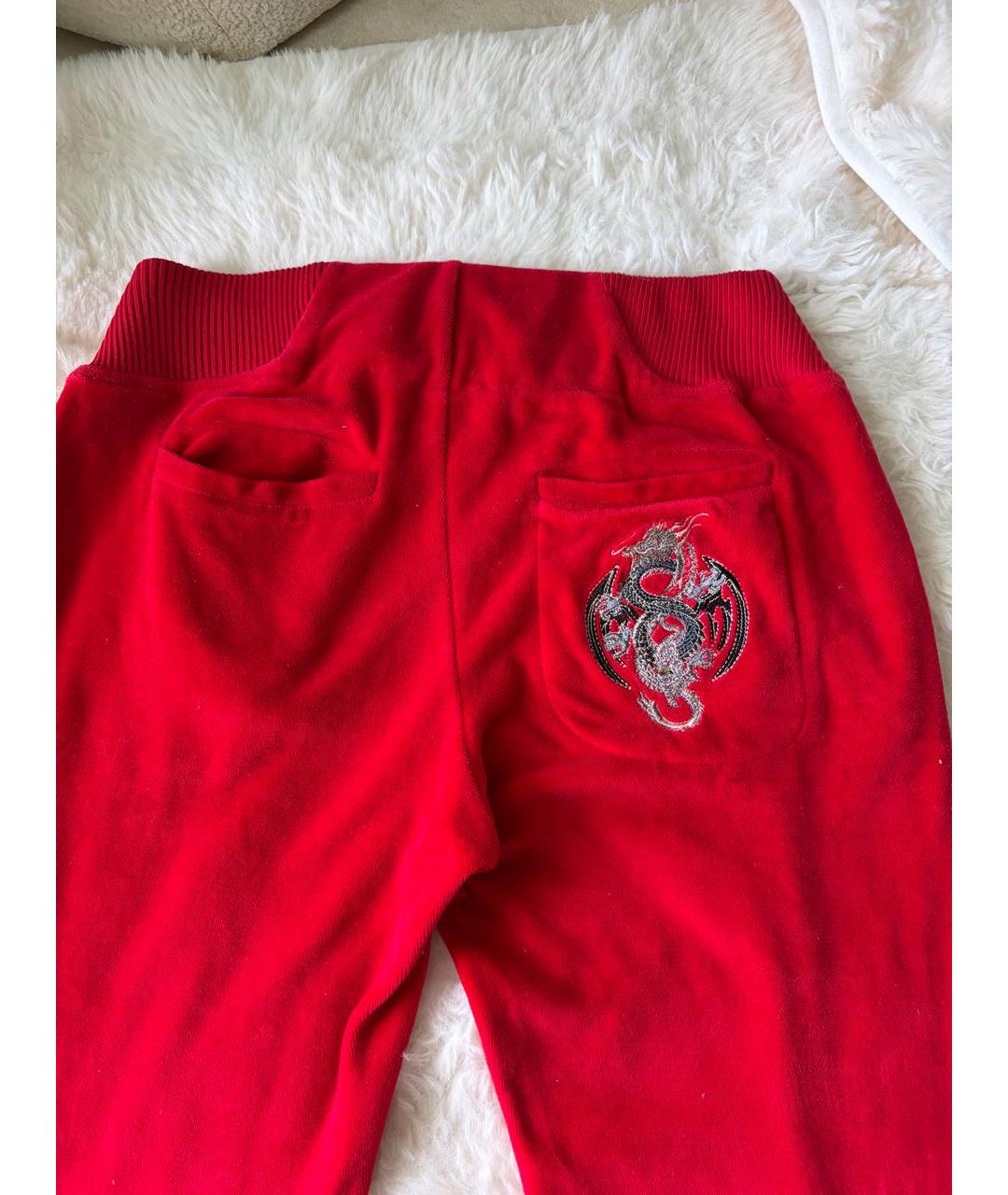 BOGNER Красные хлопковые спортивные брюки и шорты, фото 3