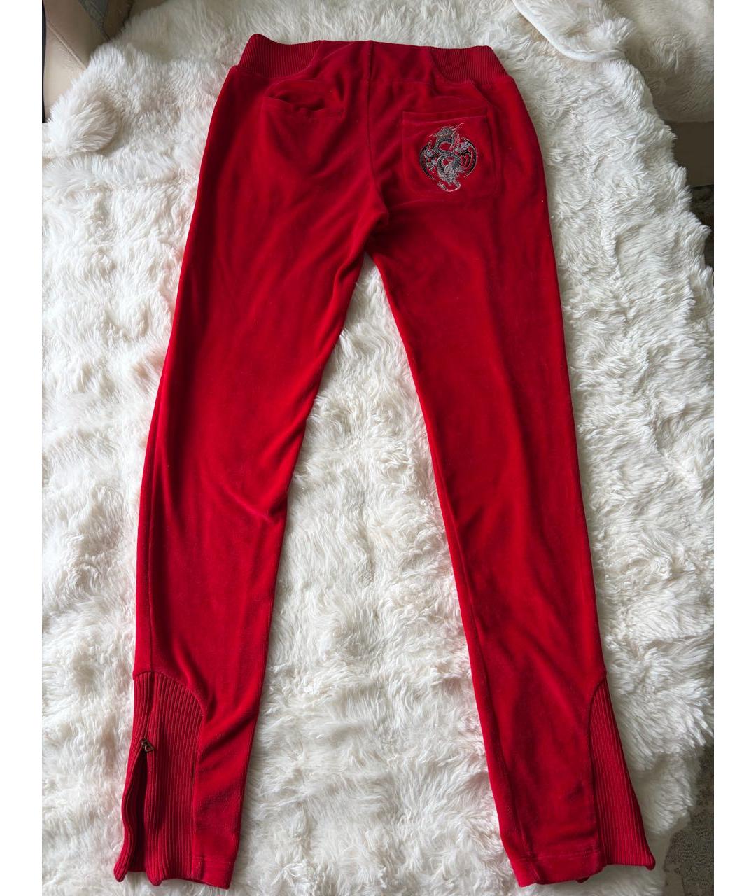 BOGNER Красные хлопковые спортивные брюки и шорты, фото 2