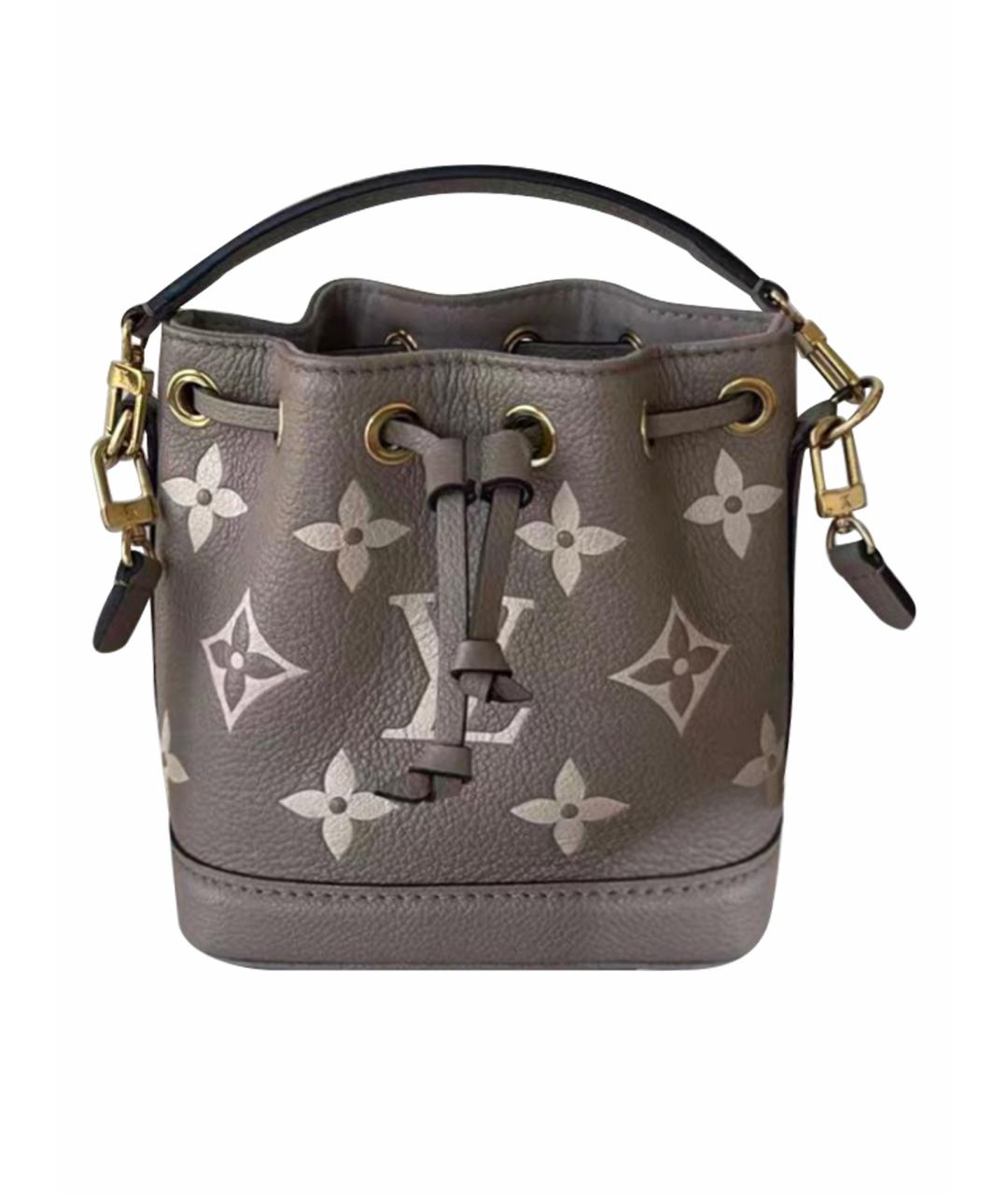 LOUIS VUITTON Бежевая кожаная сумка через плечо, фото 1