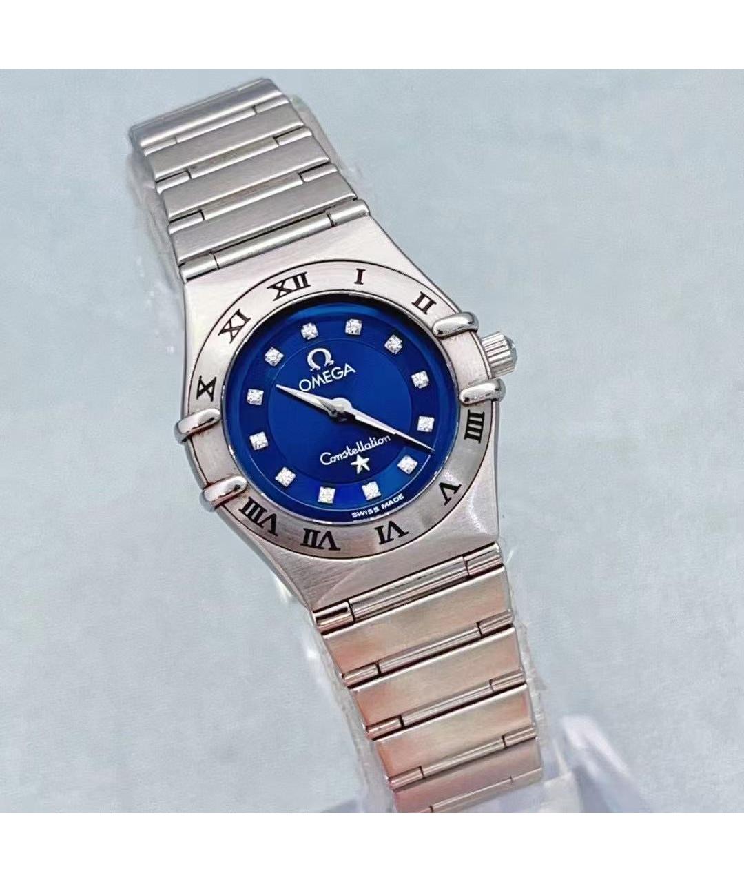 OMEGA Серебряные часы, фото 3