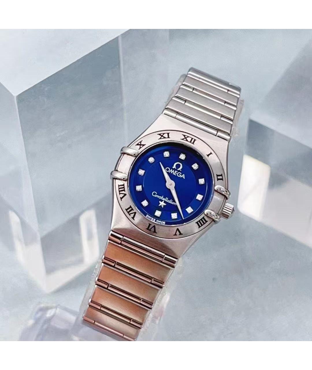 OMEGA Серебряные часы, фото 6