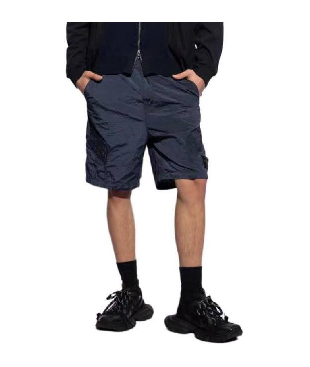 STONE ISLAND Голубые шорты, фото 5