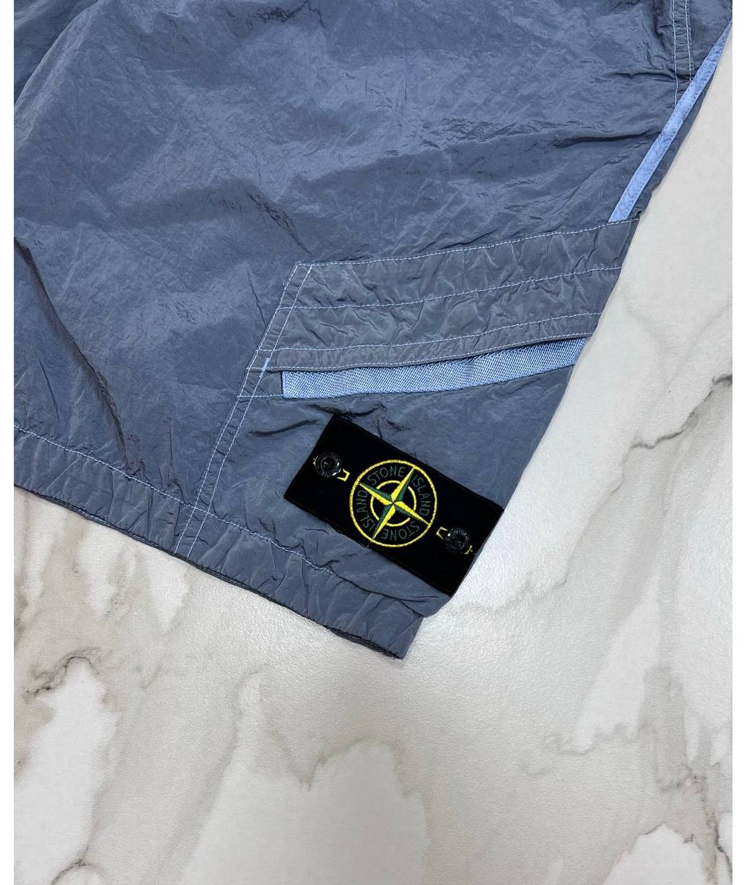 STONE ISLAND Голубые шорты, фото 2