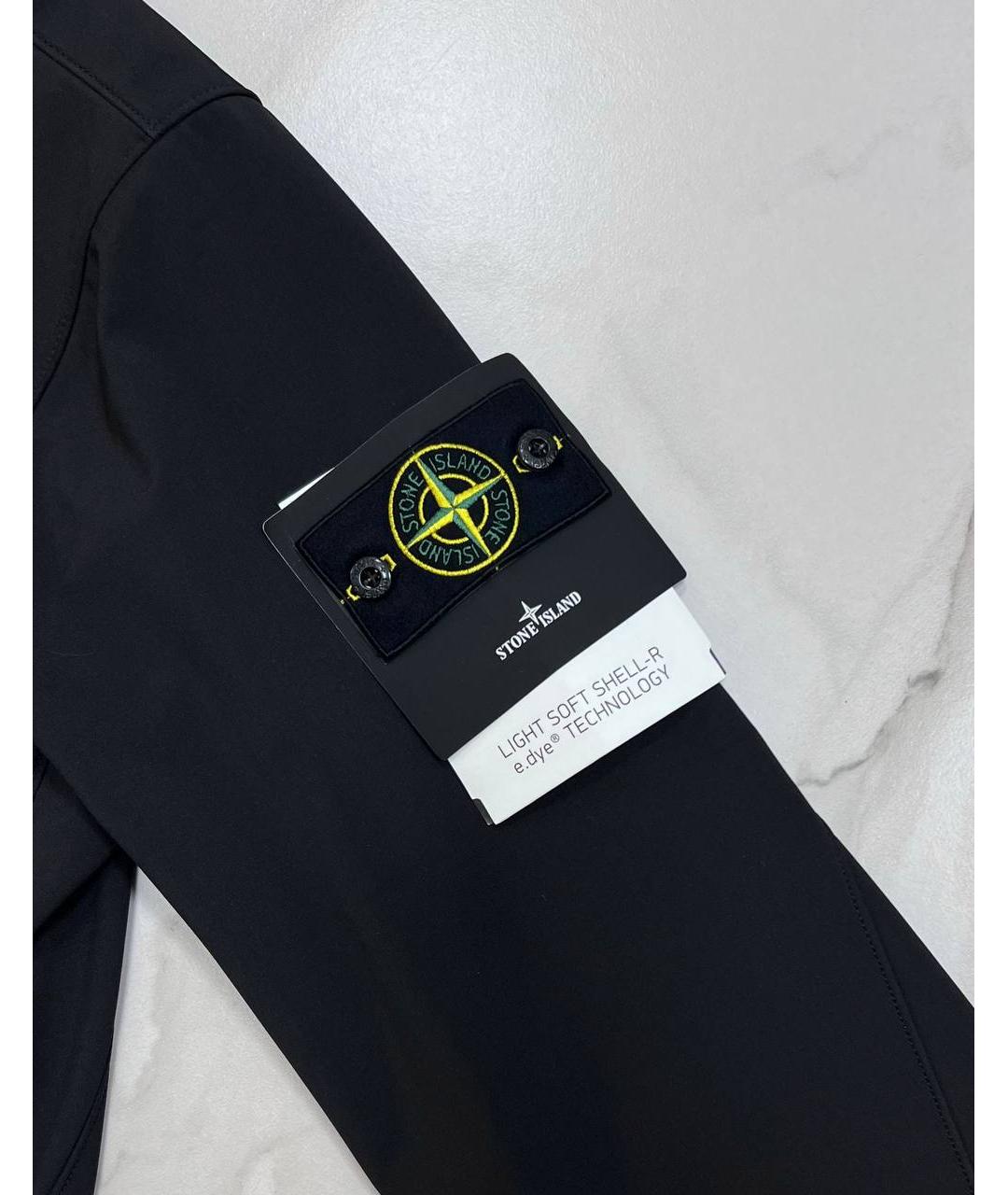 STONE ISLAND Черная куртка, фото 3