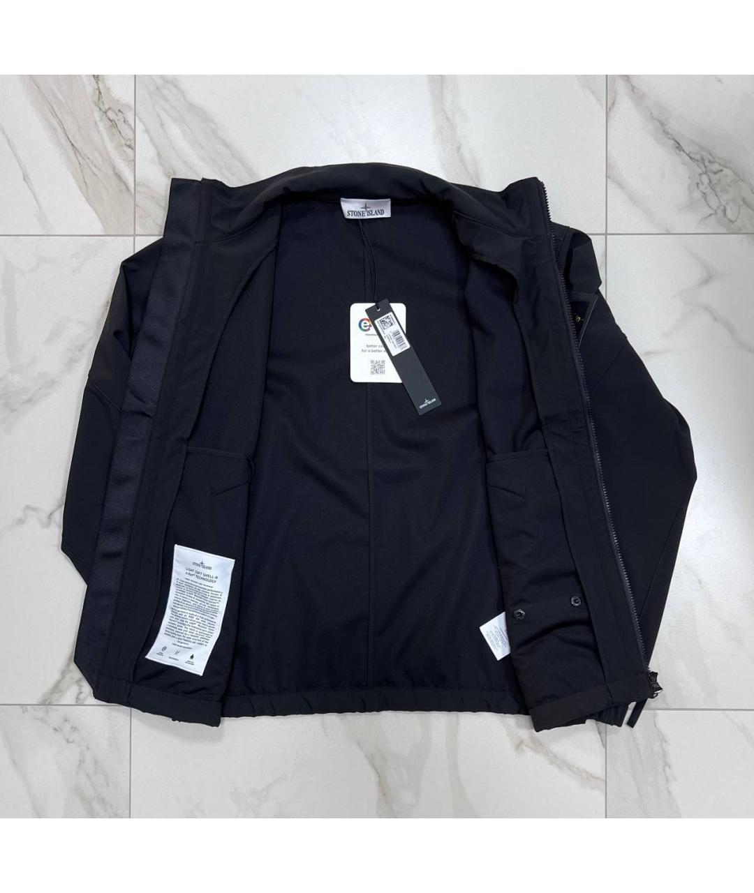 STONE ISLAND Черная куртка, фото 4