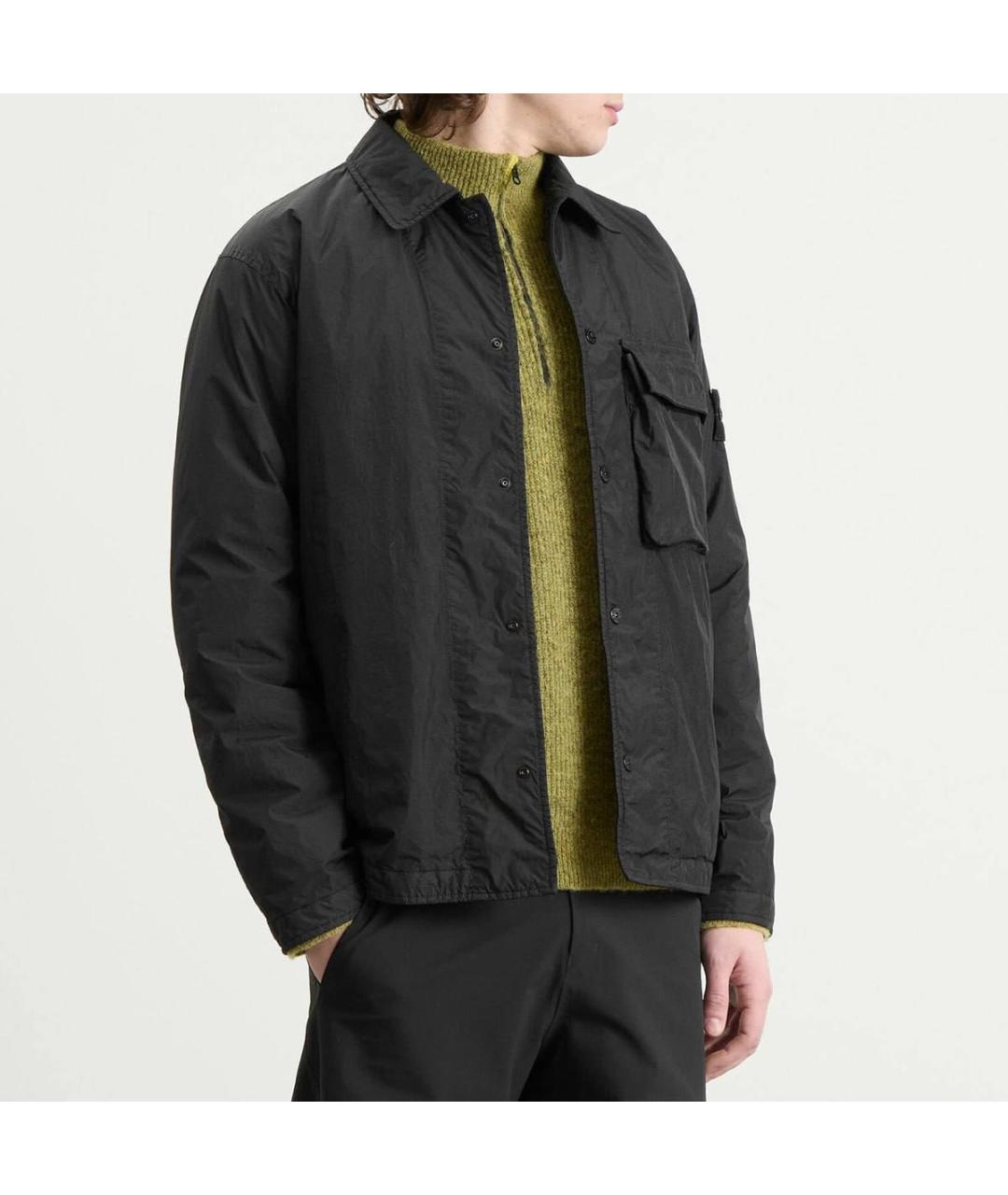 STONE ISLAND Темно-синяя куртка, фото 6
