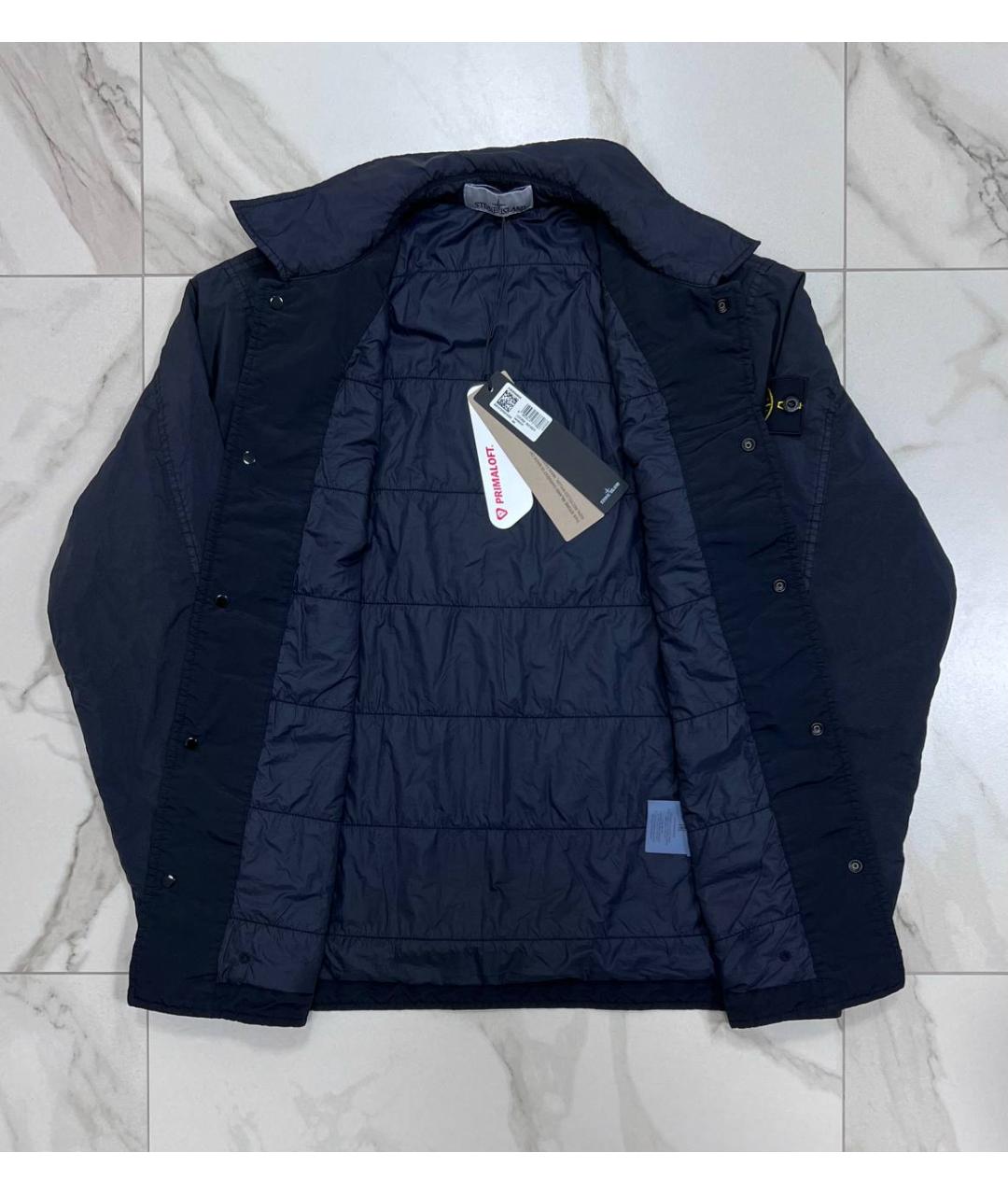 STONE ISLAND Темно-синяя куртка, фото 3