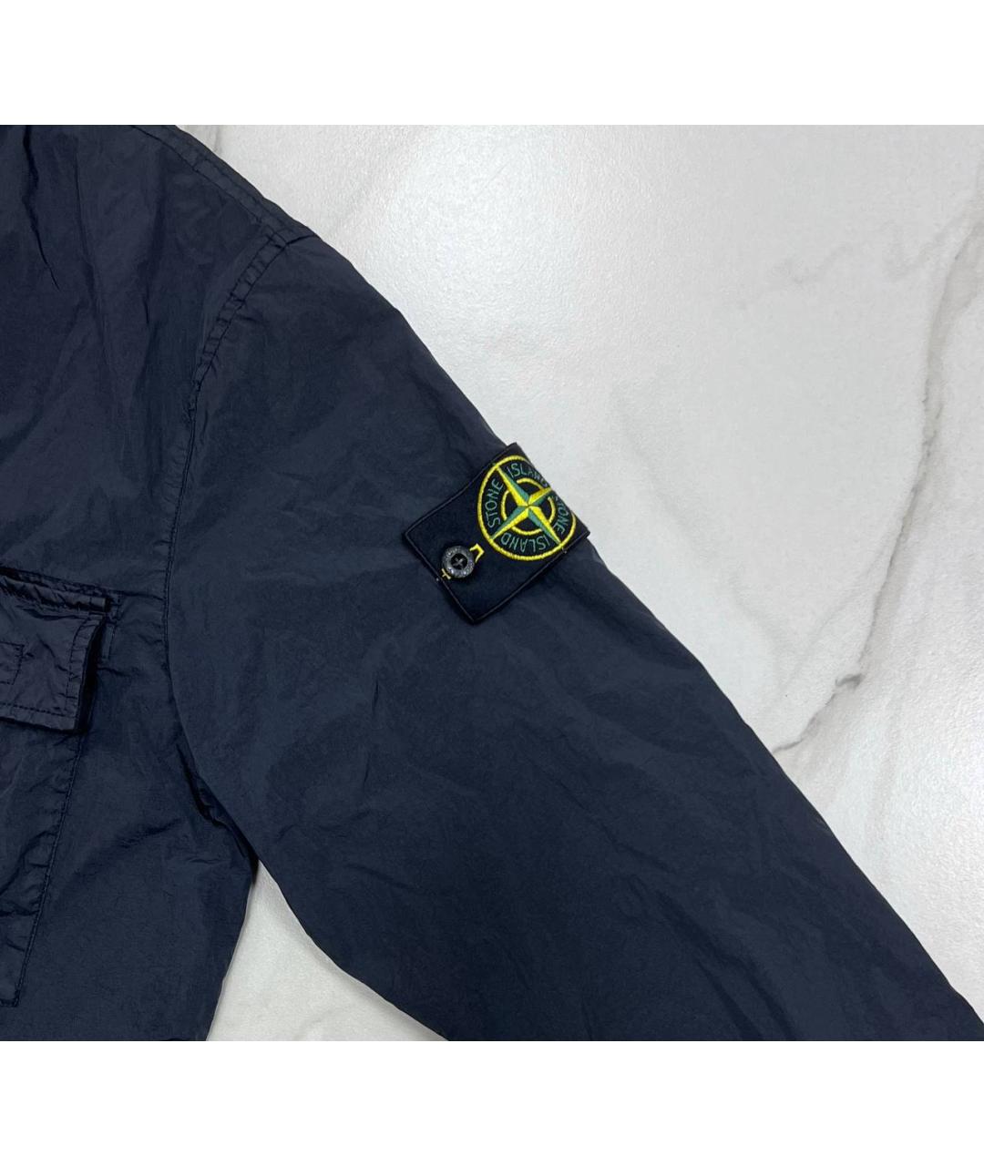 STONE ISLAND Темно-синяя куртка, фото 2