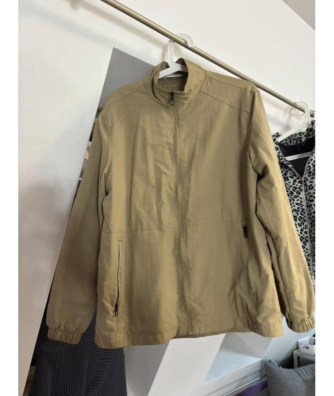 STONE ISLAND Бежевый тренч / плащ, фото 8