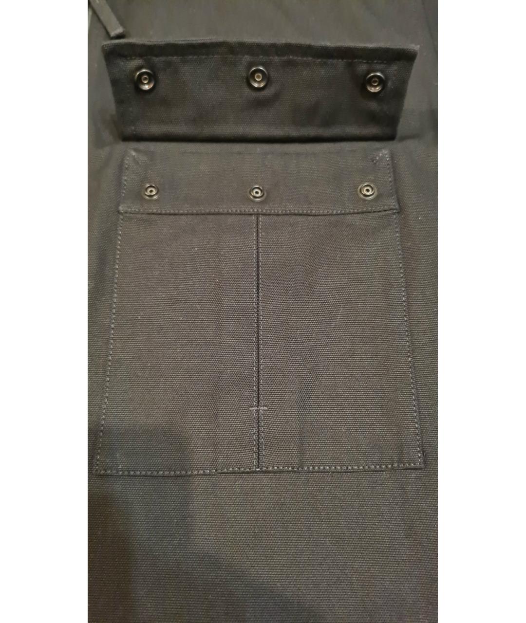 STONE ISLAND Черная хлопковая куртка, фото 7