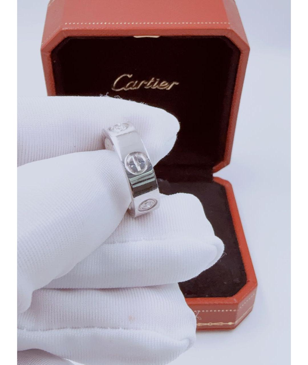 CARTIER Серебряное кольцо из белого золота, фото 2