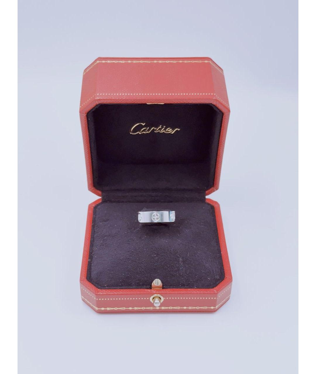 CARTIER Серебряное кольцо из белого золота, фото 4