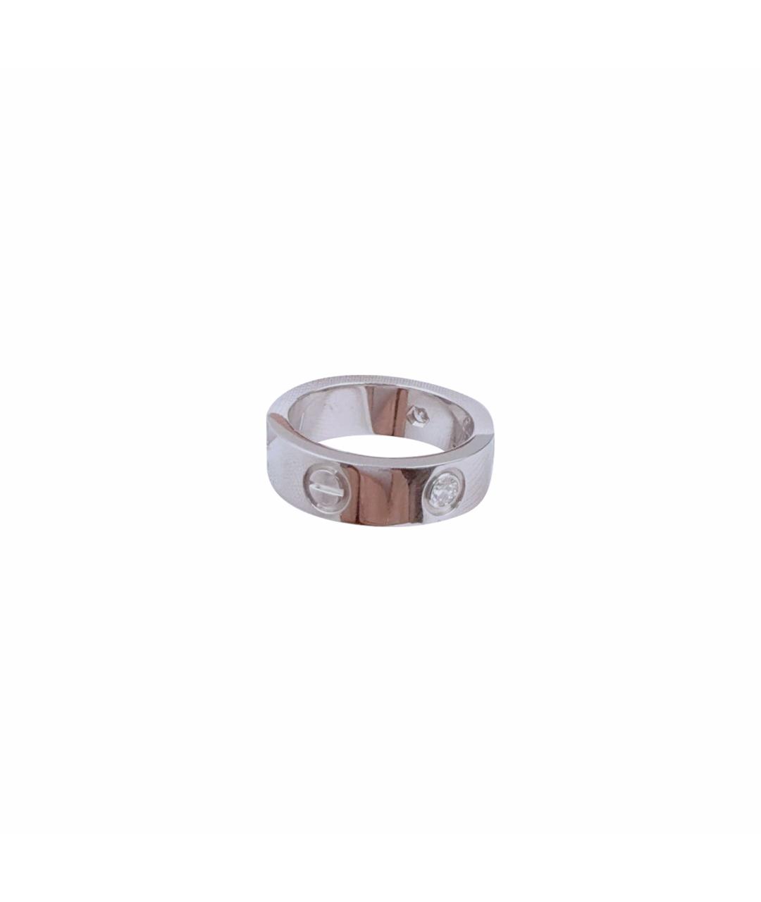 CARTIER Серебряное кольцо из белого золота, фото 1