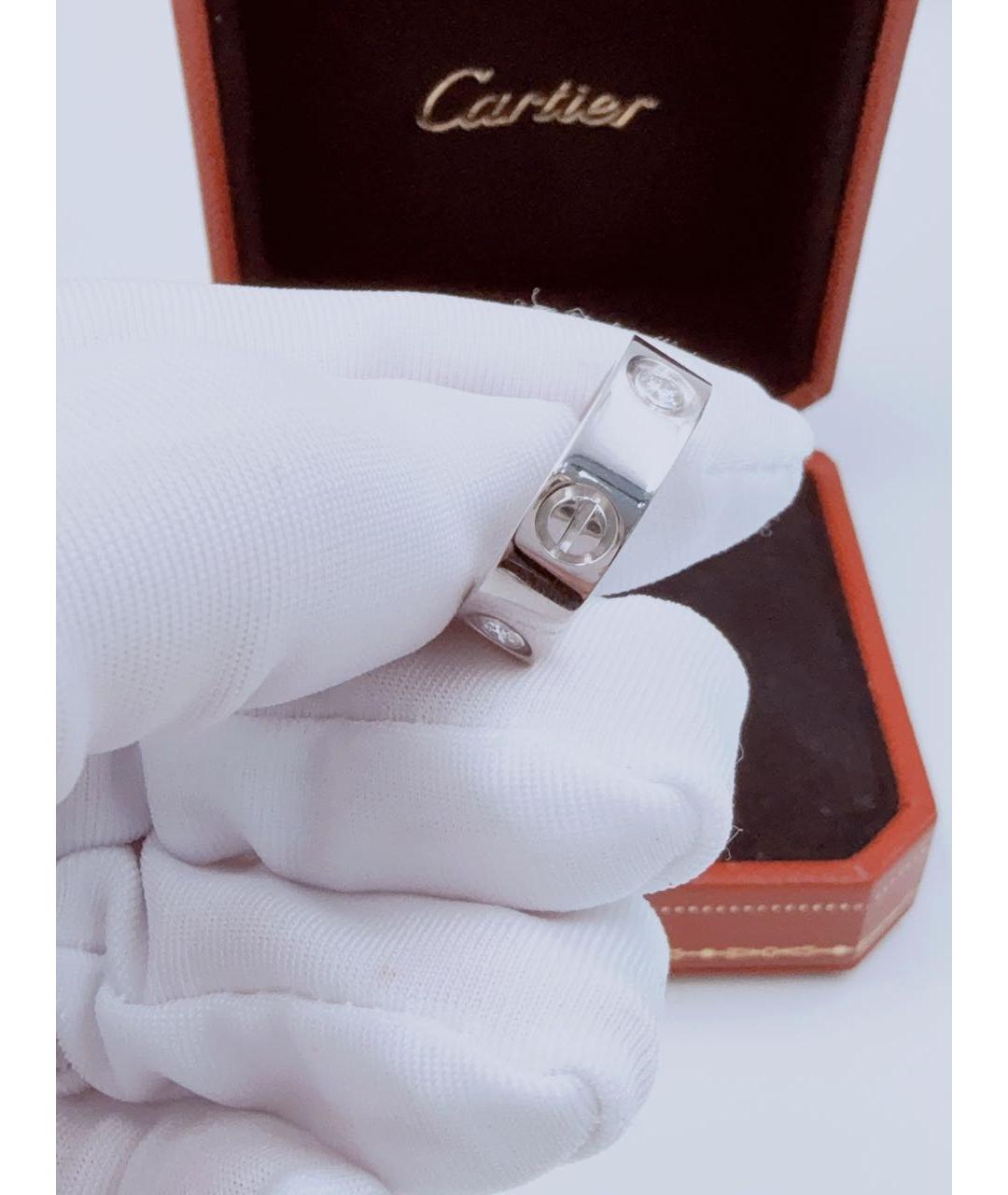 CARTIER Серебряное кольцо из белого золота, фото 3