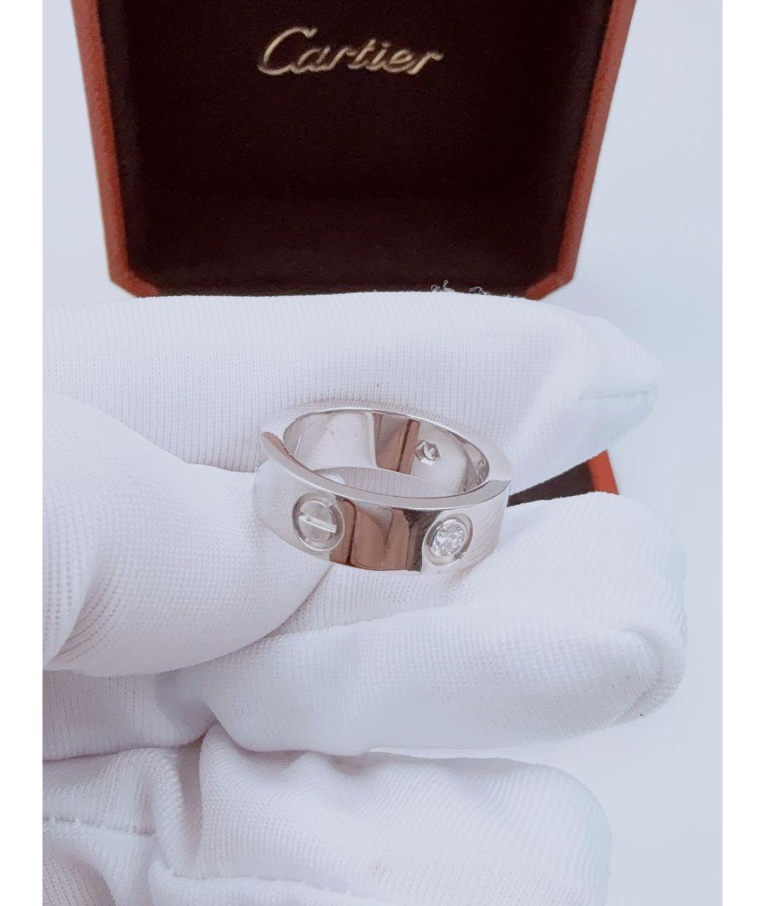 CARTIER Серебряное кольцо из белого золота, фото 6