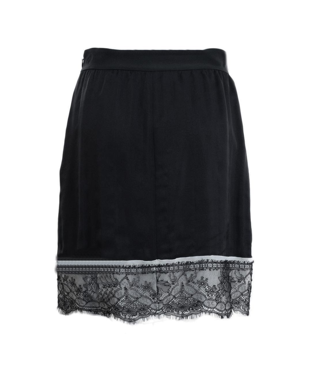 DOLCE&GABBANA Черный шелковый костюм с юбками, фото 5
