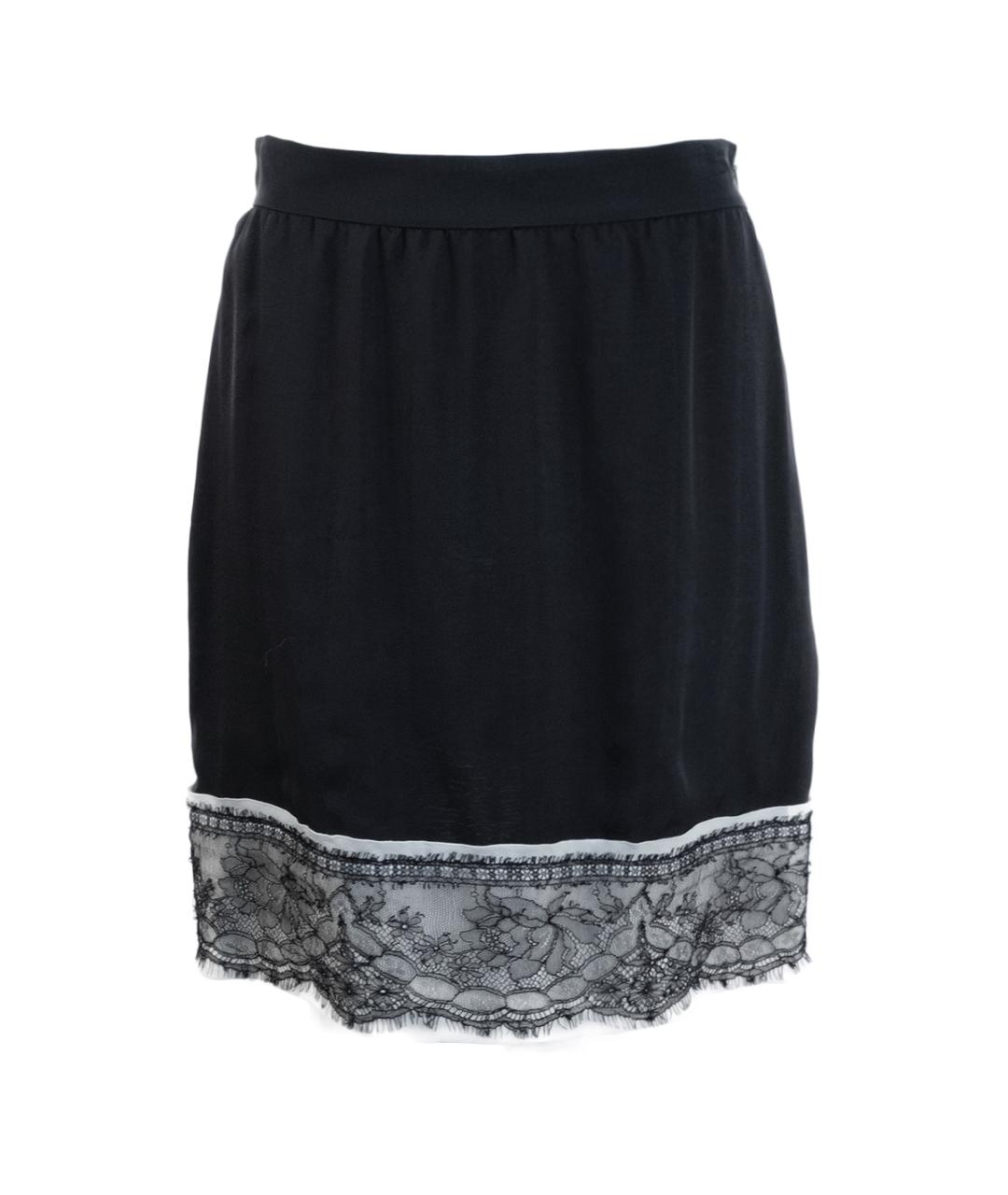 DOLCE&GABBANA Черный шелковый костюм с юбками, фото 4