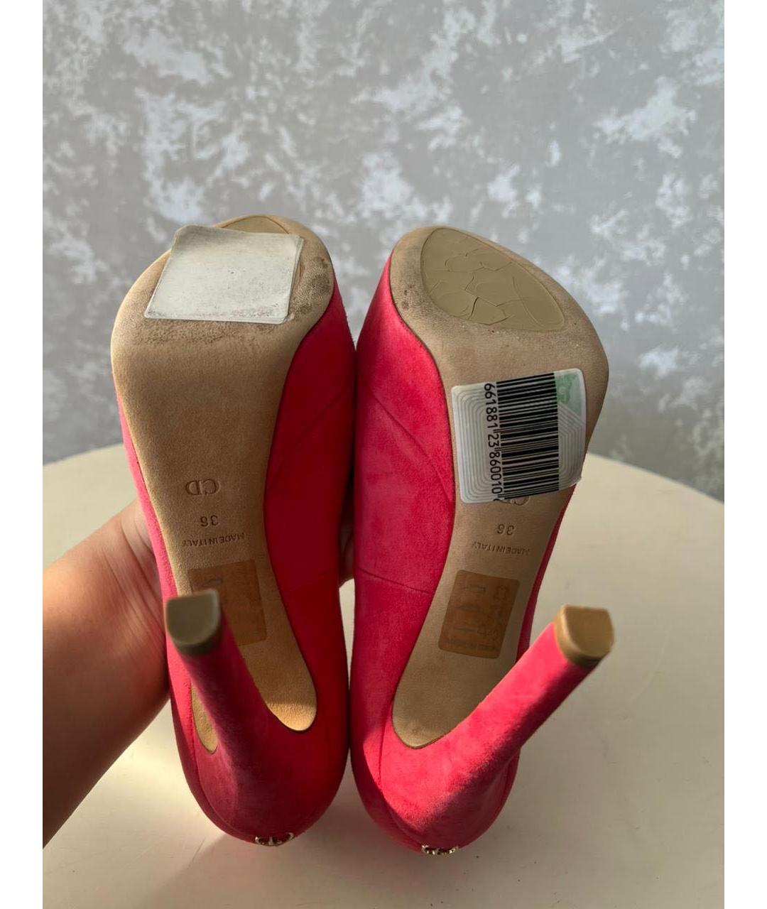 CHRISTIAN DIOR Коралловые туфли, фото 7