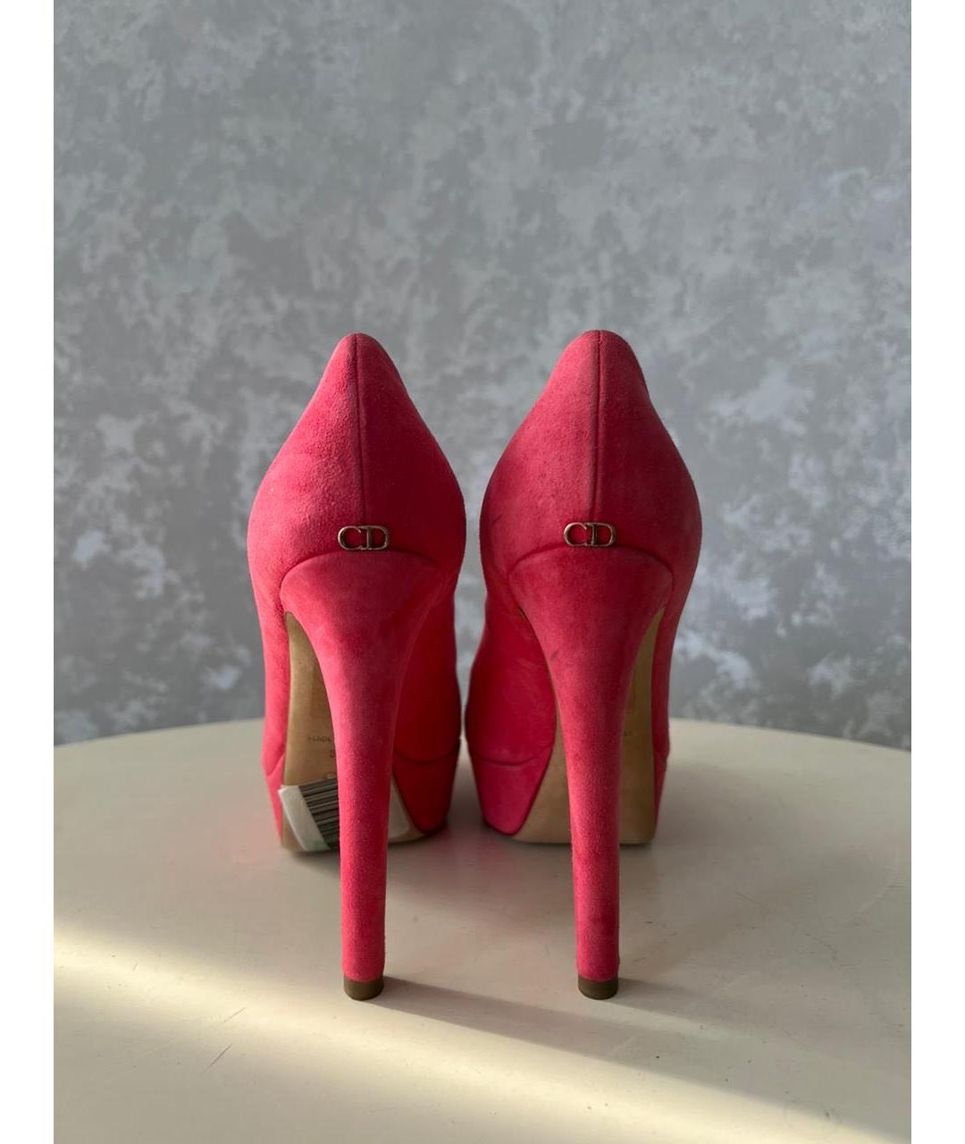 CHRISTIAN DIOR Коралловые туфли, фото 4