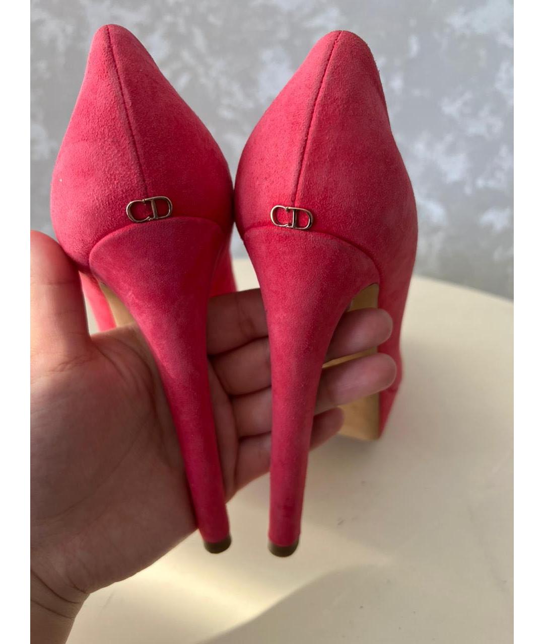 CHRISTIAN DIOR Коралловые туфли, фото 5