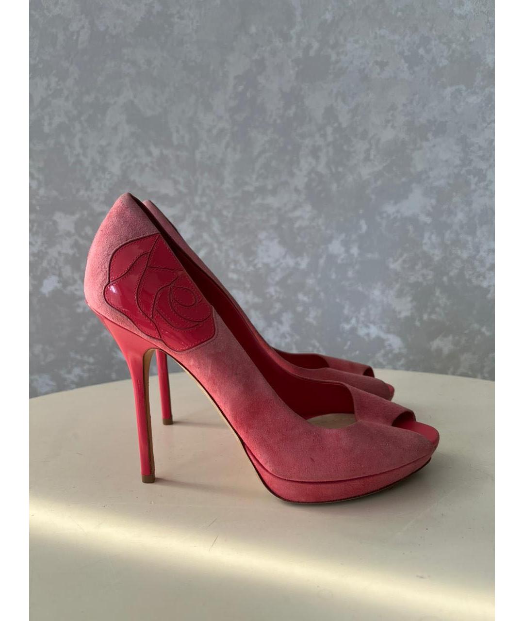 CHRISTIAN DIOR Коралловые туфли, фото 9