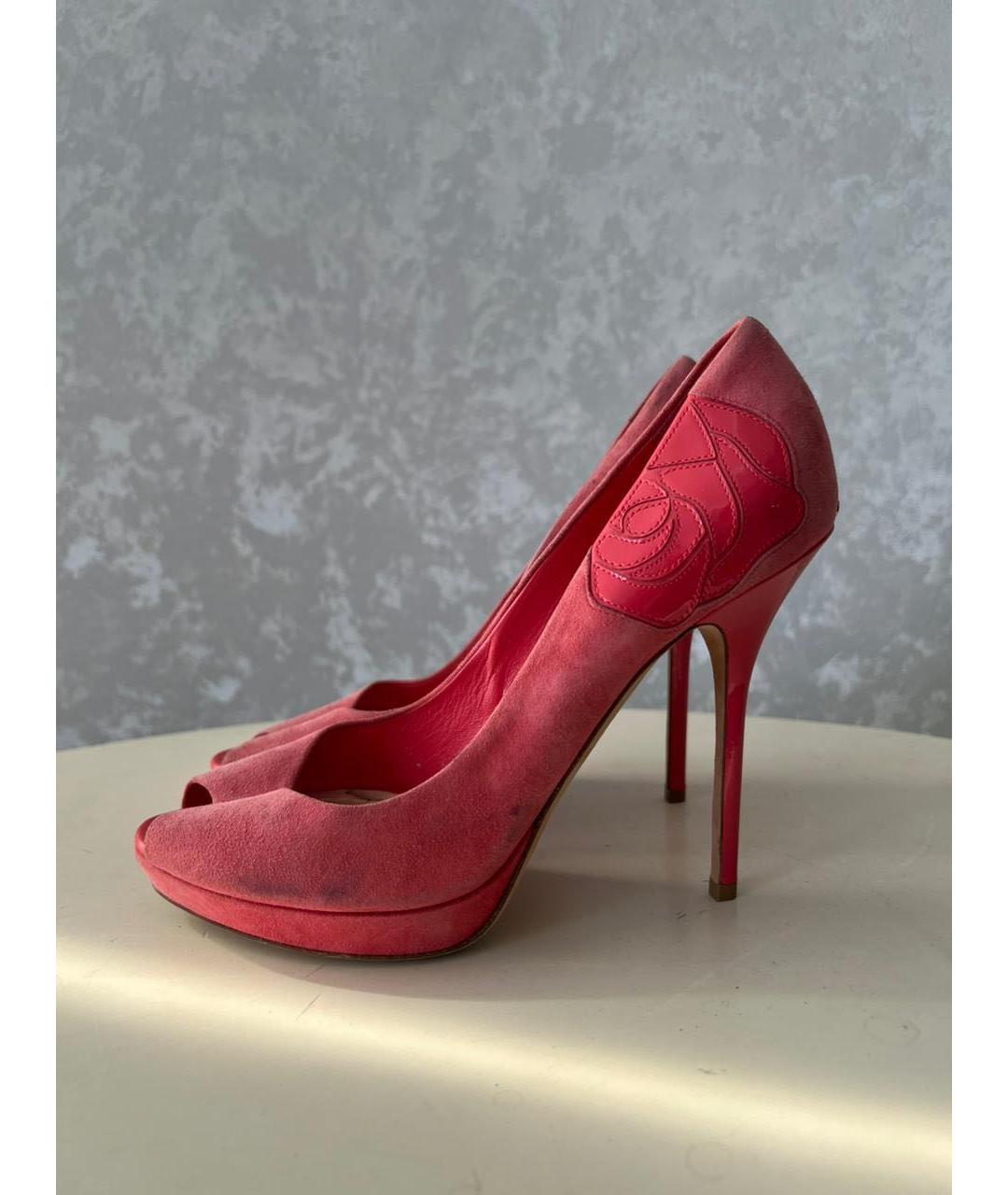 CHRISTIAN DIOR Коралловые туфли, фото 4