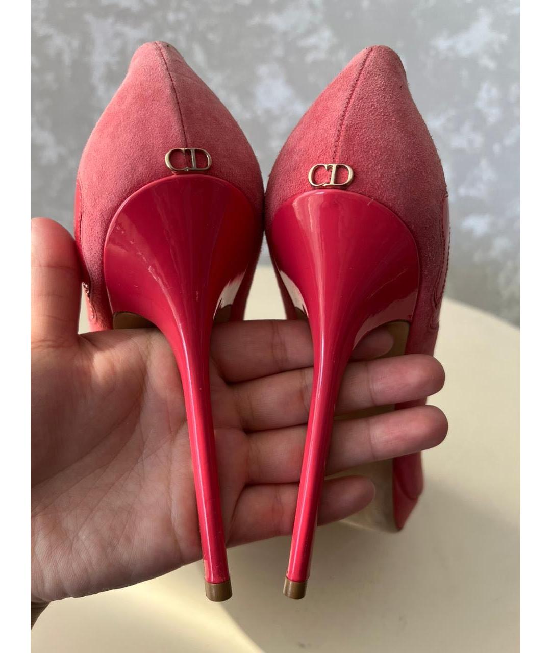 CHRISTIAN DIOR Коралловые туфли, фото 6